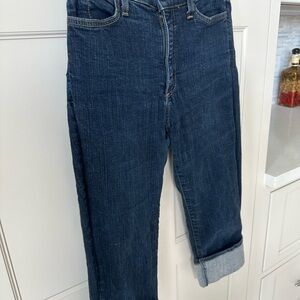 NYDJ Classic Indigo Straight Leg Capri Jeans